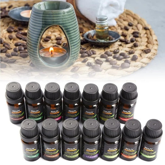 Set Diffuseur Huiles Essentielles - Aromathérapie Bien-Être