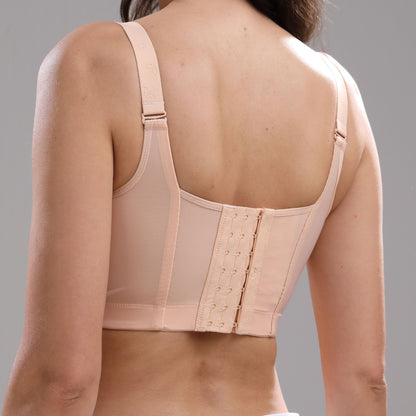 Soutien-Gorge Grande Taille Sans Armature - Bonnets Pleins Boutons