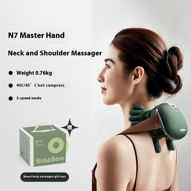 Masseur Électrique Cou Épaules Sans Fil - Pétrissage Relaxant