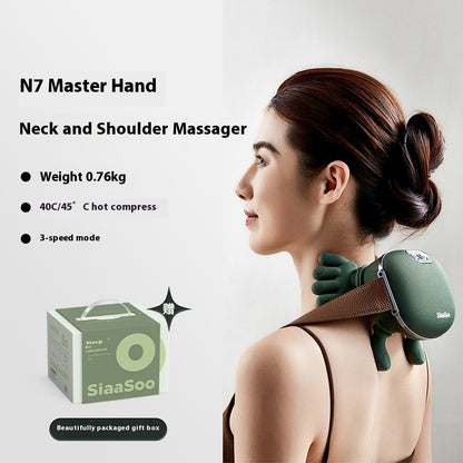 Masseur Électrique Cou Épaules Sans Fil - Pétrissage Relaxant