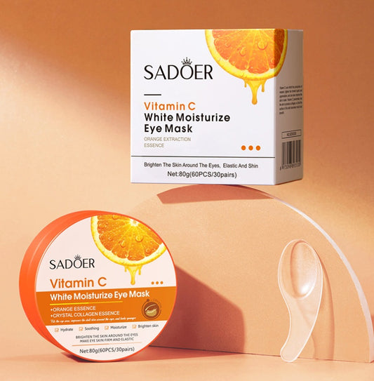 Masque Yeux Vitamine C Hydratant - Soin Contour Doux