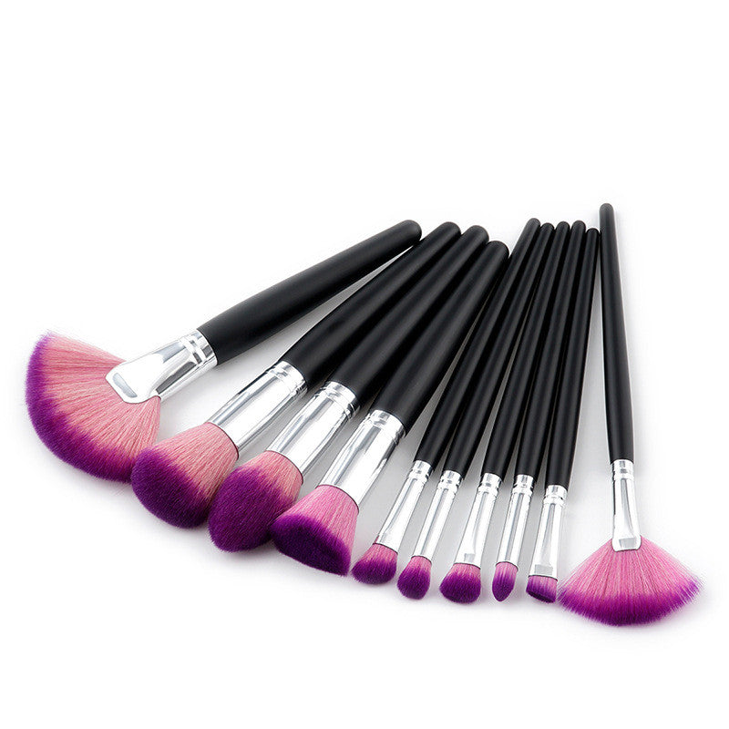 Set 10 Pinceaux Maquillage Beauté - Collection Professionnelle