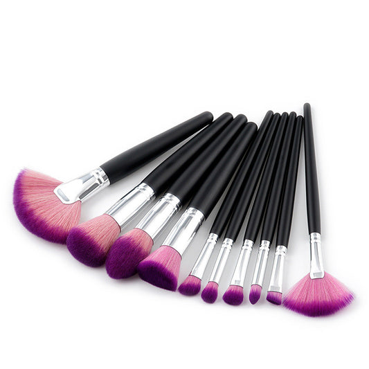 Set 10 Pinceaux Maquillage Beauté - Collection Professionnelle