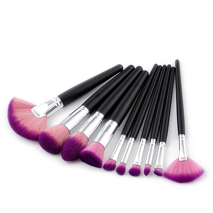 Set 10 Pinceaux Maquillage Beauté - Collection Professionnelle