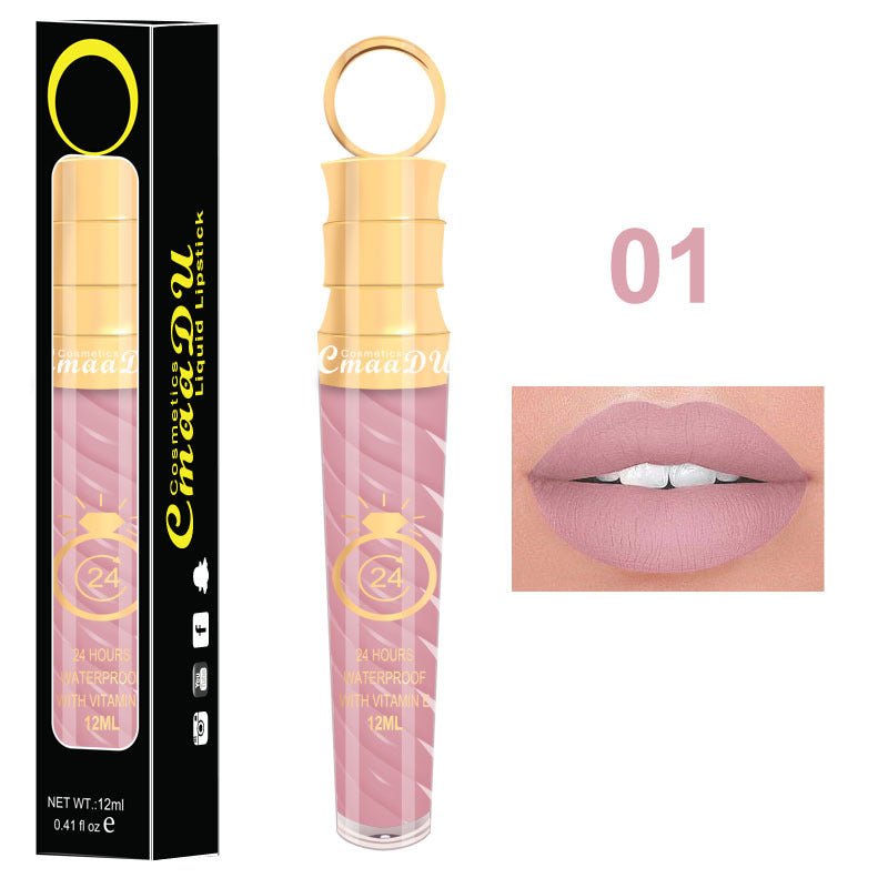 Gloss à lèvres mat métal - Application précise