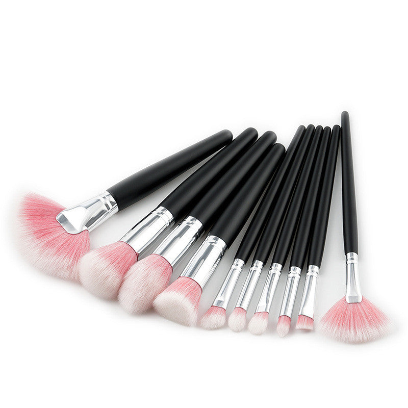 Set 10 Pinceaux Maquillage Beauté - Collection Professionnelle