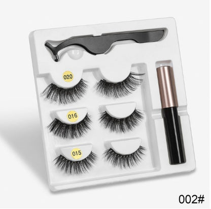 Faux cils magnétiques - Application