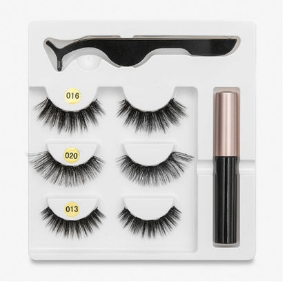 Faux Cils Magnétiques - Lot de 5 Paires Réutilisables