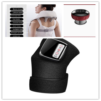 Masseur Genou Infrarouge Chauffant - Thérapie Vibration