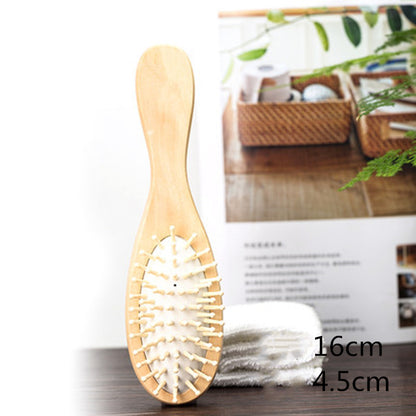 Peigne Bois Massage Professionnel - Brosse Paddle Anti-Chute