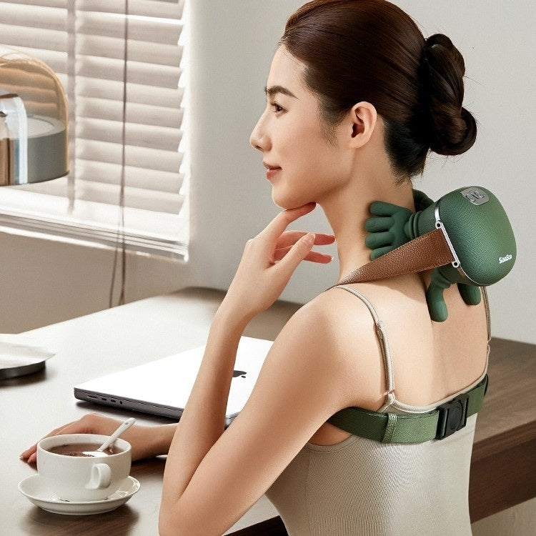 Masseur Électrique Cou Épaules Sans Fil - Pétrissage Relaxant