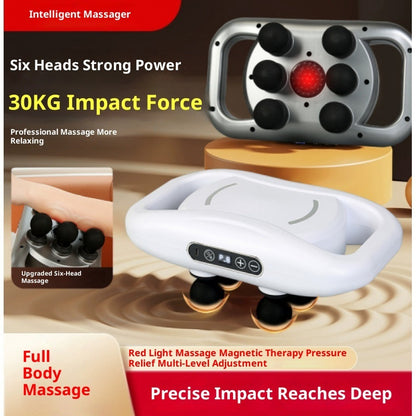 Pistolet de Massage 16 Têtes - Relaxation Musculaire Dos Épaules Jambes