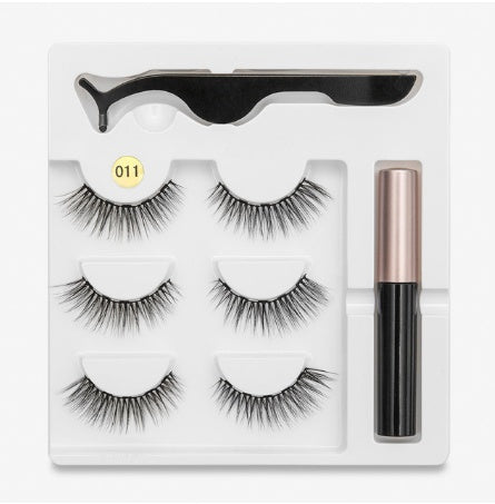 Faux cils magnétiques - Lot de 5 paires