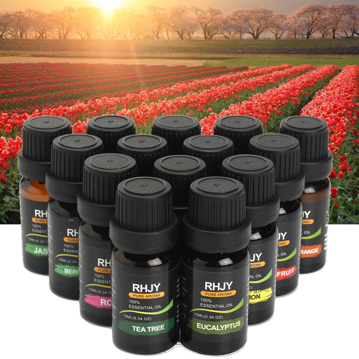 Set Diffuseur Huiles Essentielles - Aromathérapie Bien-Être