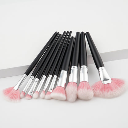 Set 10 Pinceaux Maquillage Beauté - Collection Professionnelle