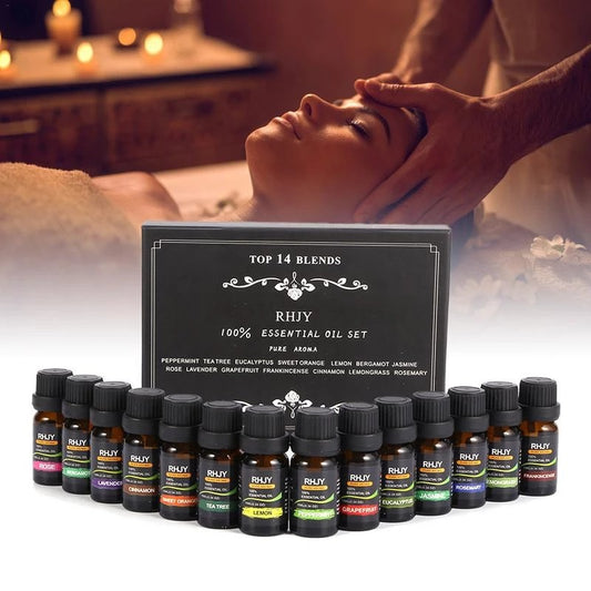 Set Diffuseur Huiles Essentielles - Aromathérapie Bien-Être