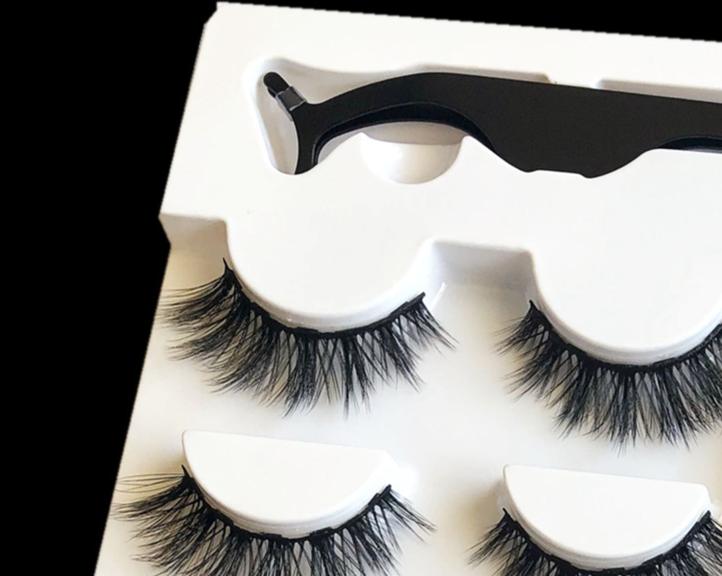 Faux Cils Magnétiques - Lot de 5 Paires Réutilisables