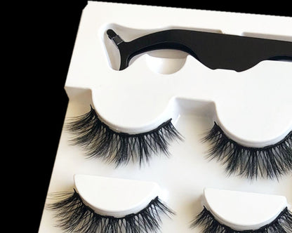 Faux Cils Magnétiques - Lot de 5 Paires Réutilisables