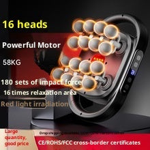 Pistolet de Massage 16 Têtes - Relaxation Musculaire Dos Épaules Jambes